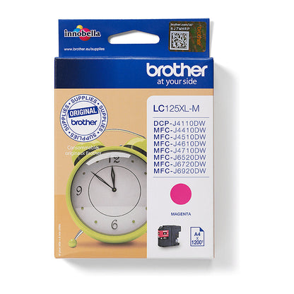 Brother Tinte LC-125XLM Magenta bis zu 1.200 Seiten nach ISO/IEC 24711