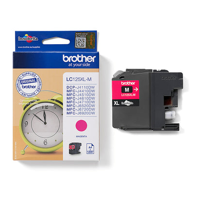 Brother Tinte LC-125XLM Magenta bis zu 1.200 Seiten nach ISO/IEC 24711