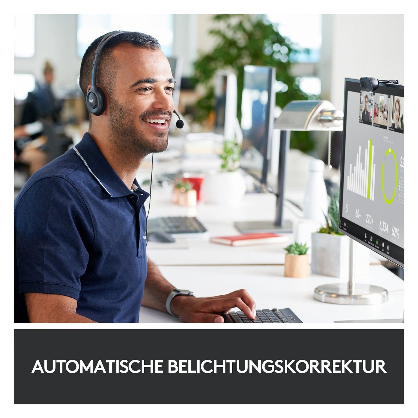 Logitech C270 HD 1280x720