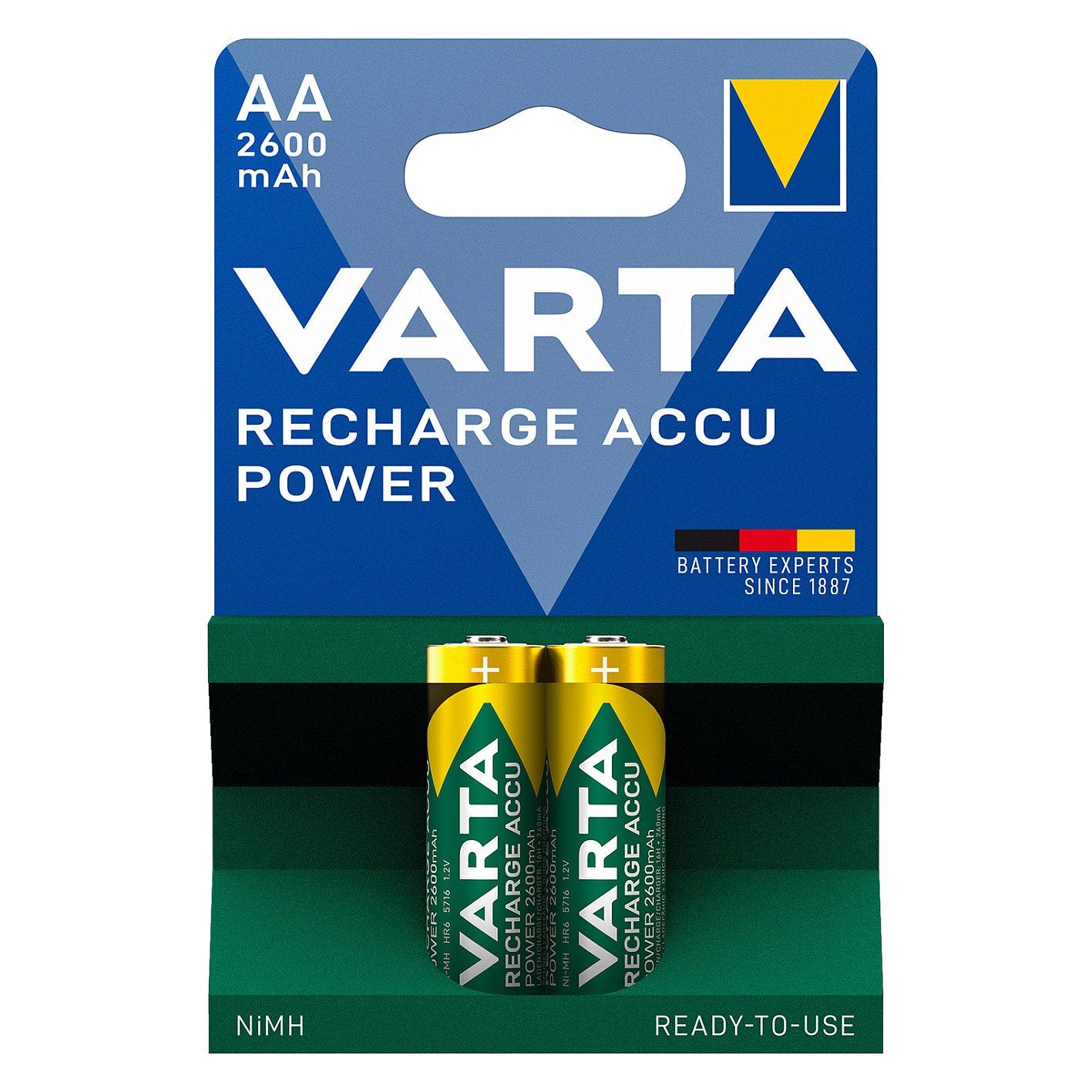 Akku AA 1.2V (HR06) *Varta* Recharge Accu - 2er-Pack