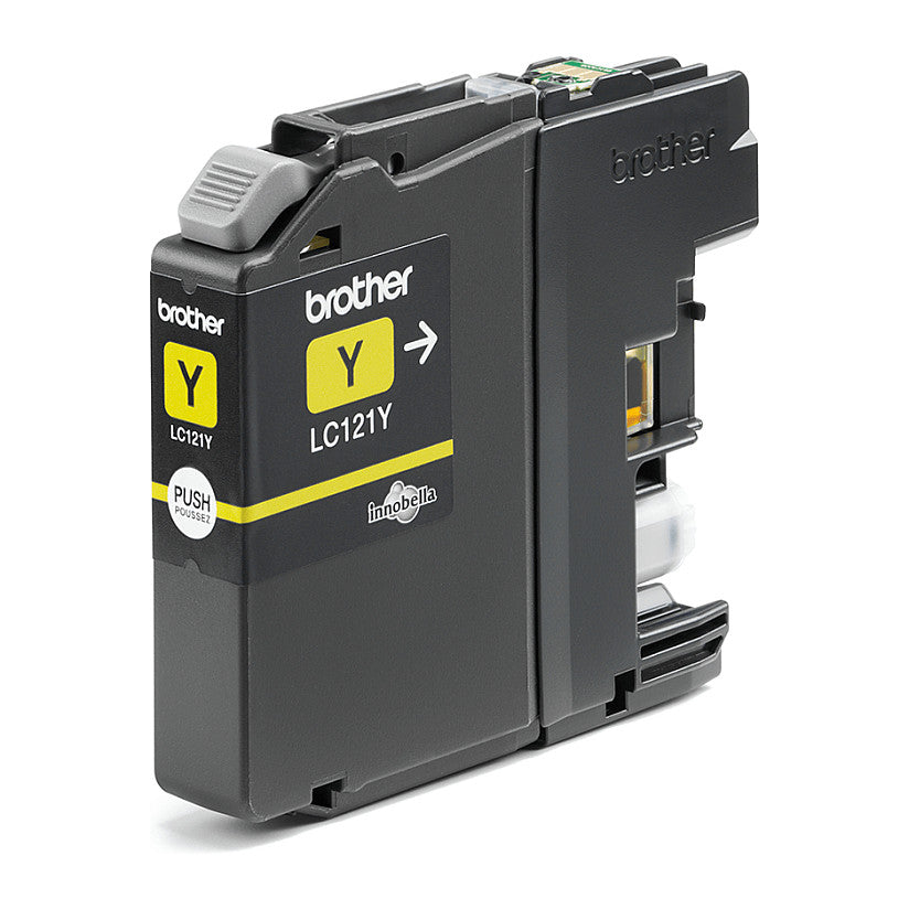 Brother Tinte LC-121Y Gelb bis zu 300 Seiten A4 nach ISO 24711