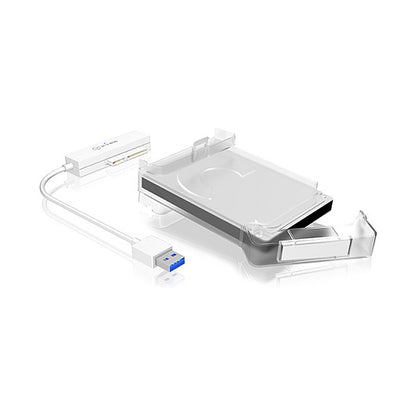 ICY BOX IB-AC703-U3 USB-A 3.0 Adapter für 2.5" SATA HDD/SSD mit Kunststoffhülle