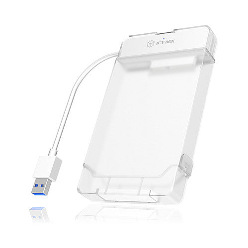ICY BOX IB-AC703-U3 USB-A 3.0 Adapter für 2.5" SATA HDD/SSD mit Kunststoffhülle