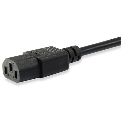 Equip Netzkabel Anschl. Schukon. 1.80m gewinkelt schwarz Polybeutel
