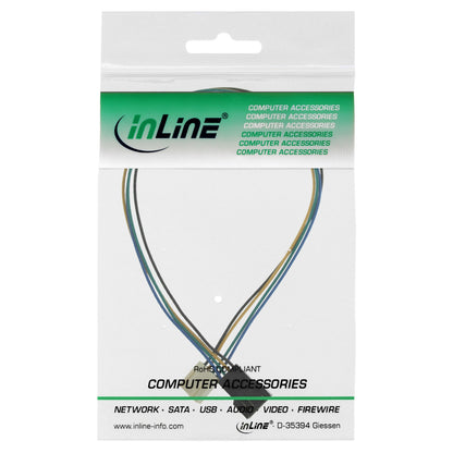 INLINE 4pol Molex St/Bu 0,3m