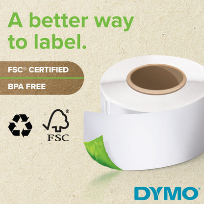 Dymo Farbband - S0722400 - 99012 - 2 Rollen á 260x - 36 x 89mm - weiß