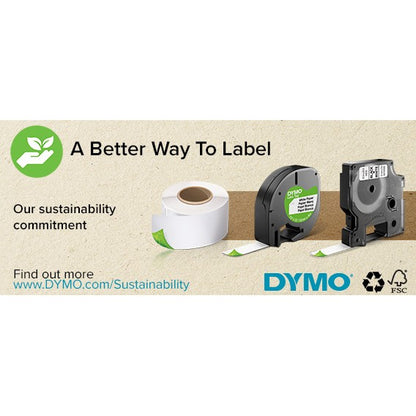 Dymo Farbband - S0722400 - 99012 - 2 Rollen á 260x - 36 x 89mm - weiß