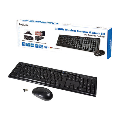 LogiLink Combo Set Funk black
