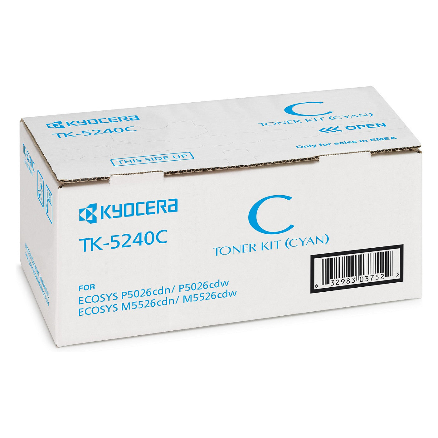 Kyocera Toner TK-5240C Cyan bis zu 3.000 Seiten gem. ISO/IEC 19798