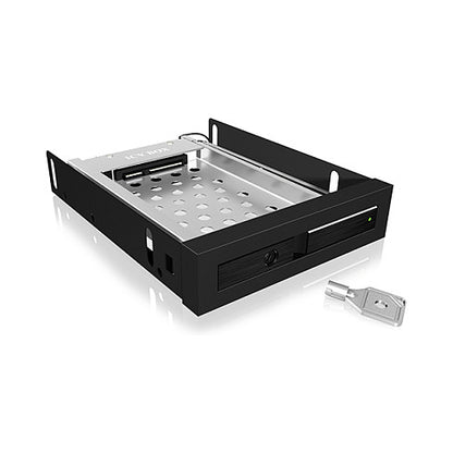 Wechselrahmen. 1xSATA 2.5" zu 1xSATA Host. trägerlos. für 3.5" Schacht ICY BOX