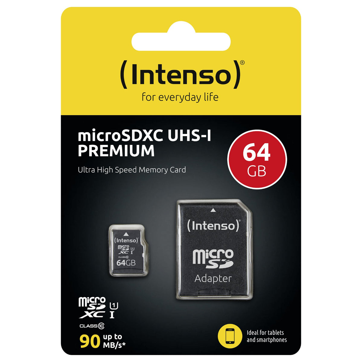 CARD Micro Card 64GB Intenso SD-HC UHS-I retail