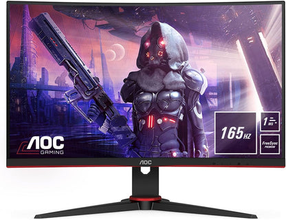 Écran de jeu FHD incurvé AOC 24" 165 Hz