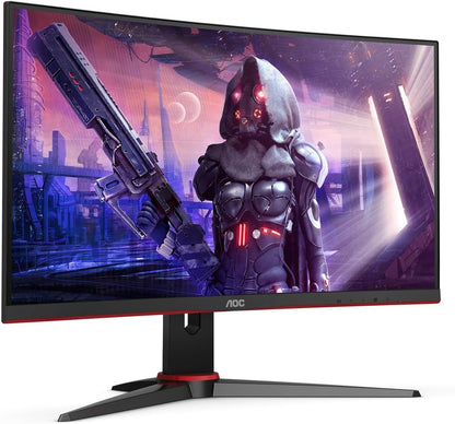 Écran de jeu FHD incurvé AOC 24" 165 Hz