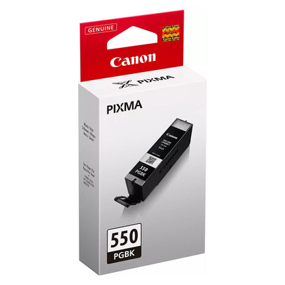 Canon Tinte PGI-550PGBK 6496B001 Pigment-Schwarz bis zu 300 Seiten gemäß ISO/IEC 24711