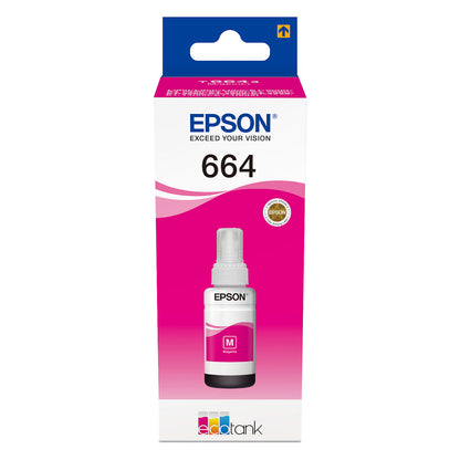 Epson TinteT6643 MAGENTA BOTTLE ECO TANK NACHFÜLLTINTE 70ML