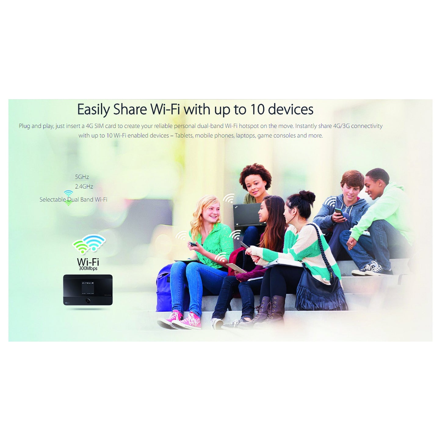 TP-Link M7350 - 150Mbps 4G LTE Mobile Wi-Fi