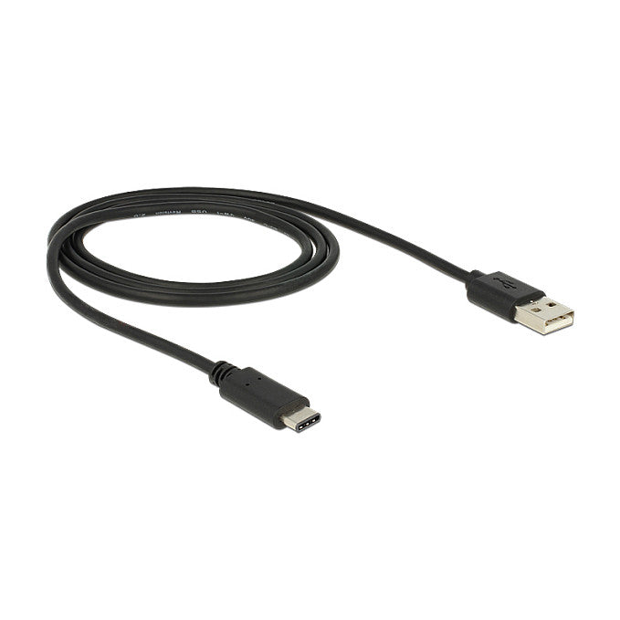 USB 2.0 A - C (ST-ST) 1m DeLOCK Black