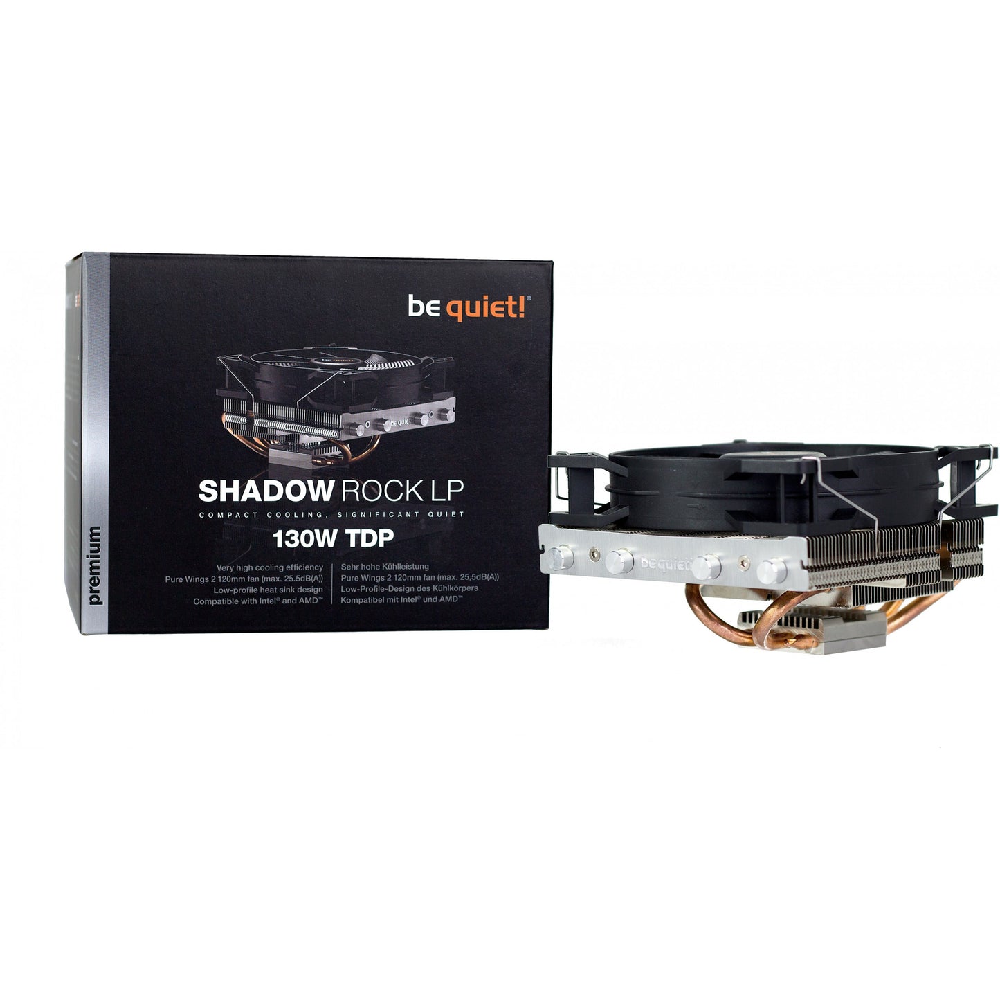 K Cooler Multi be quiet! Shadow Rock LP | 1700; FMx,AM3/4%5,115x; 1200,2011 TDP 130W