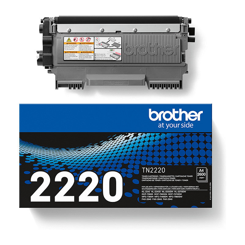Brother Toner TN-2220 Schwarz bis zu 2.600 Seiten nach ISO 19752