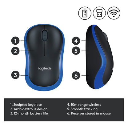 Logitech M185 Wireless blue