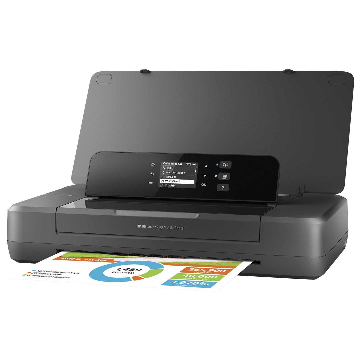 HP Officejet 200 Mobile Tintenstrahldrucker A4/USB/WLAN