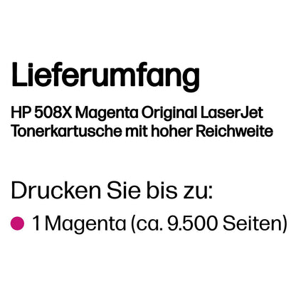 HP Toner 508X CF363X Magenta