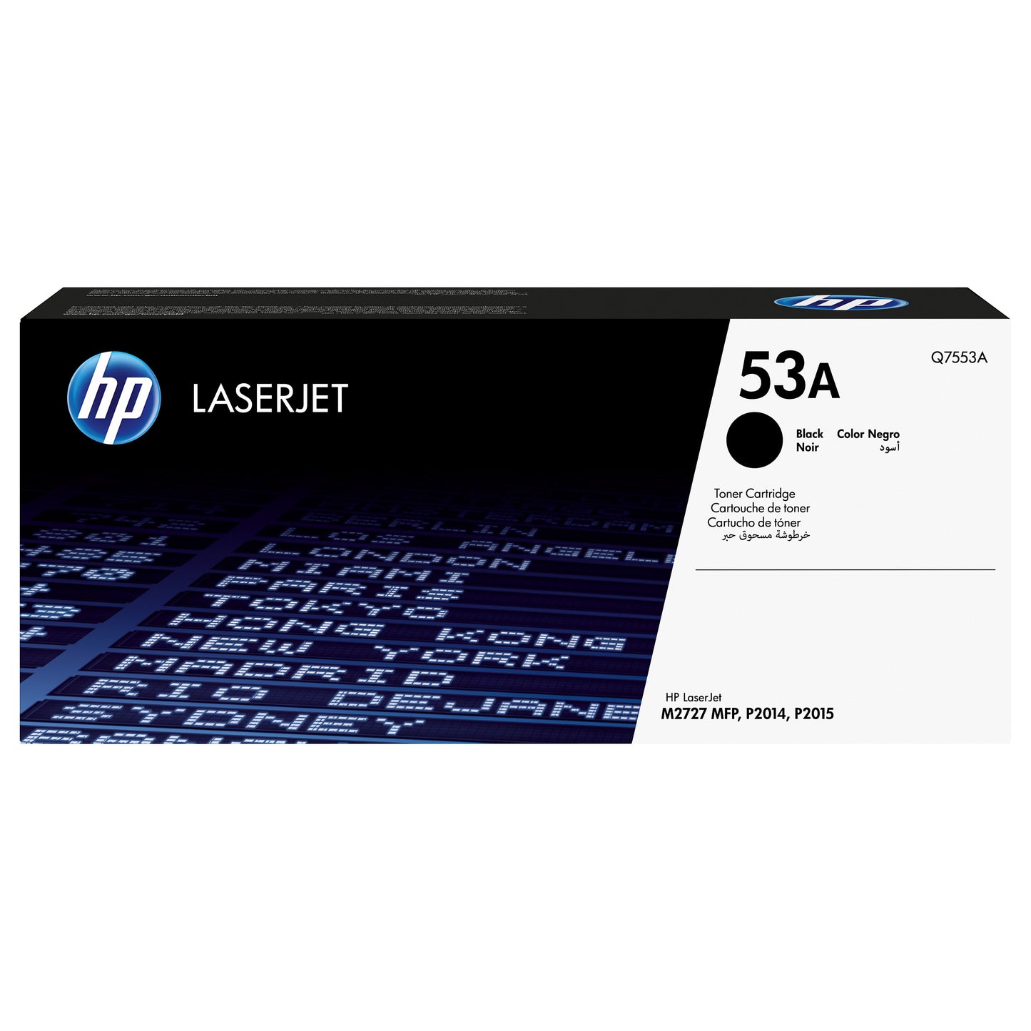 HP 53A original LaserJet Toner cartridge Q7553A black standard capacity 3.000 pages 1-pack
