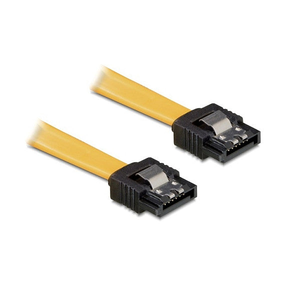 DeLOCK SATA-Kabel (BU-BU) 30cm Serial ATA 150/300 Yellow