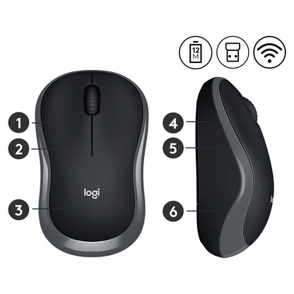 Logitech M185 Wireless grey