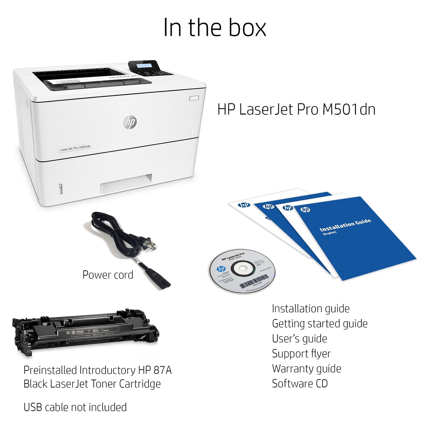 HP LaserJet Pro M501dn Laserdrucker A4 LAN Duplex