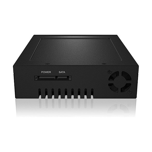 Wechselrahmen, 1xSATA/SAS 3,5"/2,5" HDD zu 1xSATA Host in 5,25" Einbauschacht, Hot Swap, mit Schloß, Aluminum ICY BOX