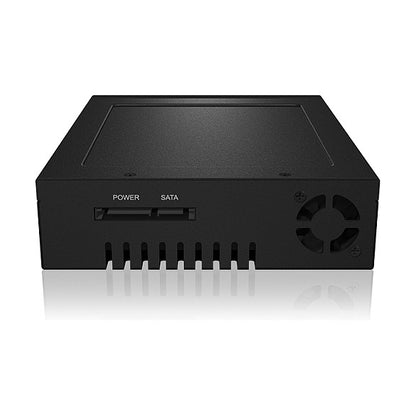 Wechselrahmen, 1xSATA/SAS 3,5"/2,5" HDD zu 1xSATA Host in 5,25" Einbauschacht, Hot Swap, mit Schloß, Aluminum ICY BOX
