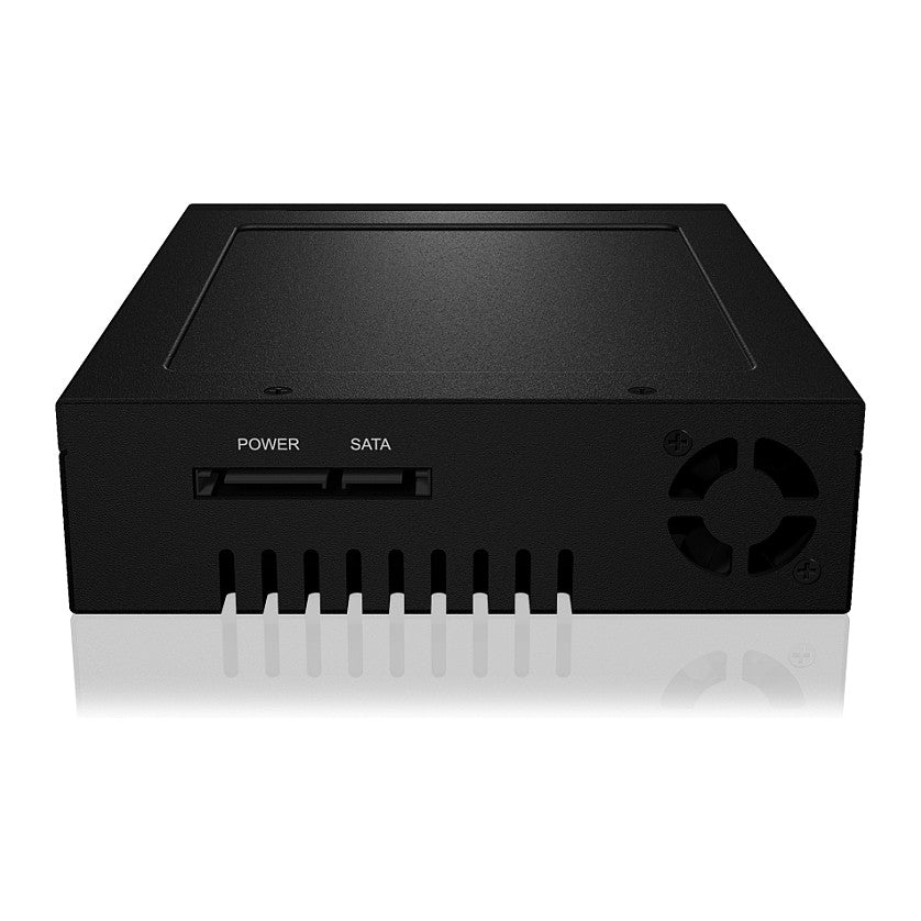Wechselrahmen, 1xSATA/SAS 3,5"/2,5" HDD zu 1xSATA Host in 5,25" Einbauschacht, Hot Swap, mit Schloß, Aluminum ICY BOX