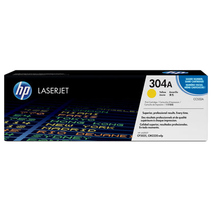 HP 304A original Colour LaserJet Toner cartridge CC532A yellow standard capacity 2.800 pages 1-pack ColorSphere