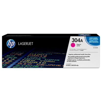 HP 304A original Colour LaserJet Toner cartridge CC533A magenta standard capacity 2.800 pages 1-pack ColorSphere