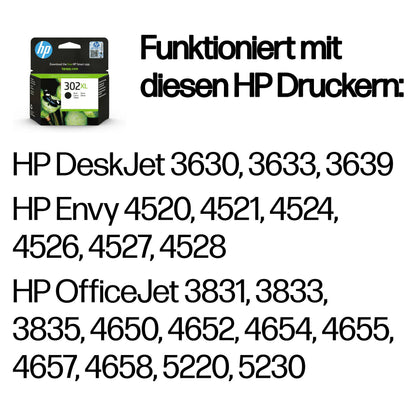 HP Tinte 302 XL F6U68AE Schwarz