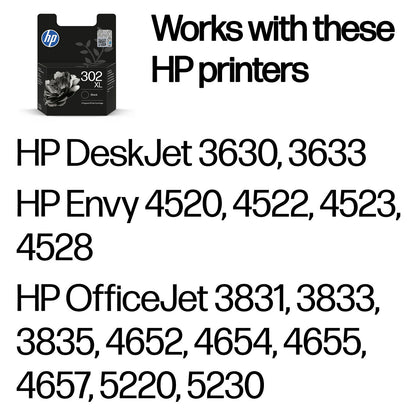 HP Tinte 302 XL F6U68AE Schwarz