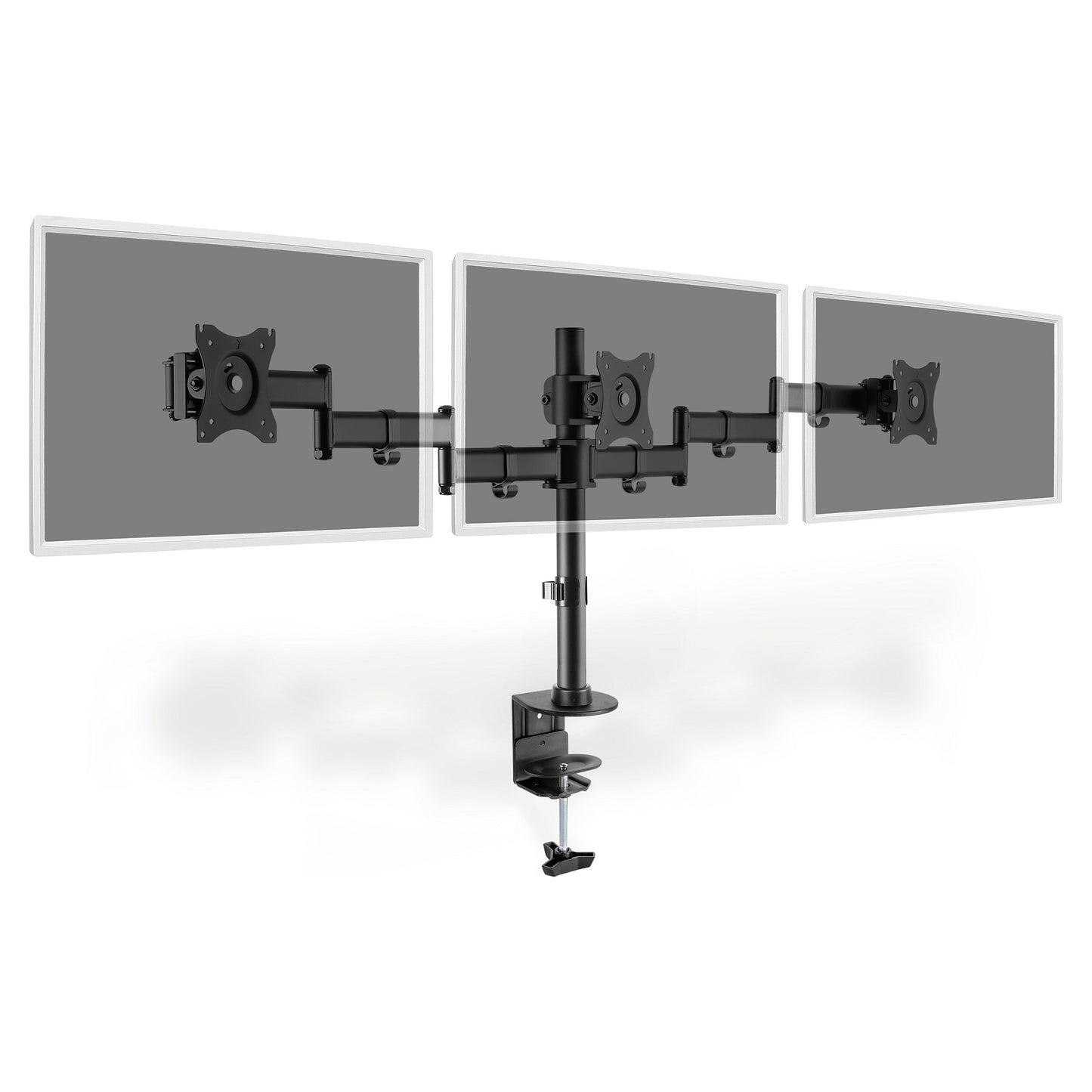 DIGITUS Triple Monitorhalterung, 3x 27", 3x 8 kg