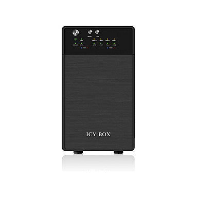 RAID System. 2x SATA 3.5" zu 1x USB 3.0 + 1x eSATA. RAID 0/1/JBOD/SINGLE ICY BOX