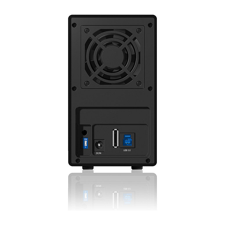 RAID System. 2x SATA 3.5" zu 1x USB 3.0 + 1x eSATA. RAID 0/1/JBOD/SINGLE ICY BOX