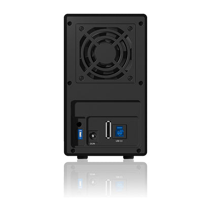 RAID System. 2x SATA 3.5" zu 1x USB 3.0 + 1x eSATA. RAID 0/1/JBOD/SINGLE ICY BOX