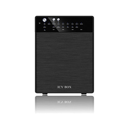 RAID System. 4x SATA 3.5" zu 1x USB 3.0 + 1x eSATA. RAID 0.1.3.5.10 ICY BOX