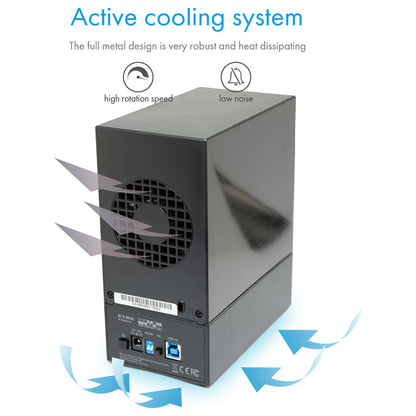 RAID-System. 2x SATA 3.5" zu 1x USB 3.0 RAID 0/1/LARGE/SINGLE ICY BOX