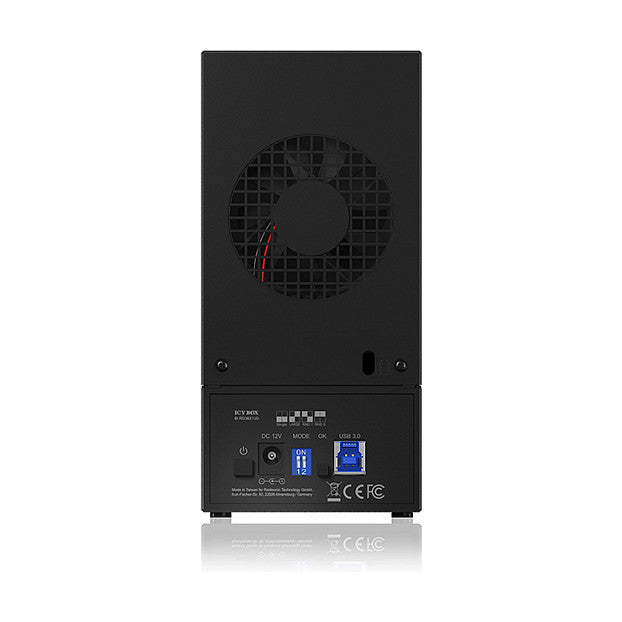 RAID-System. 2x SATA 3.5" zu 1x USB 3.0 RAID 0/1/LARGE/SINGLE ICY BOX