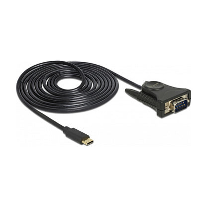 USB C > Adapter 1 x Seriell DB9 RS-232 Delock