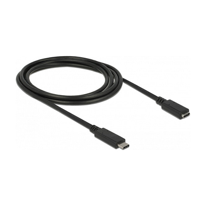 DeLock USB-C (ST-BU) 2m Verlängerungskabel Schwarz