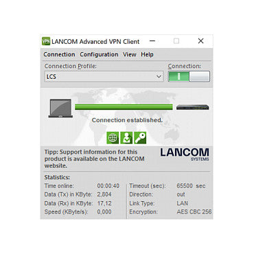 LANCOM Upgrade Advanced VPN Client (Windows, 25 Benutzer)