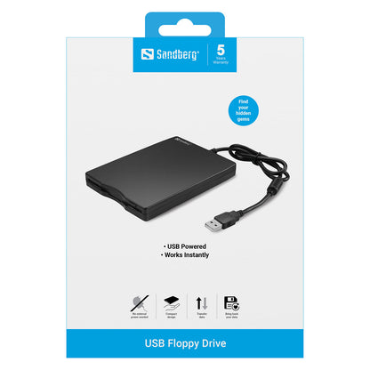USB Slim Floppy extern Sandberg