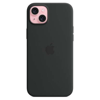 APPLE iPhone 15 Plus Silicone Case with MagSafe - Black