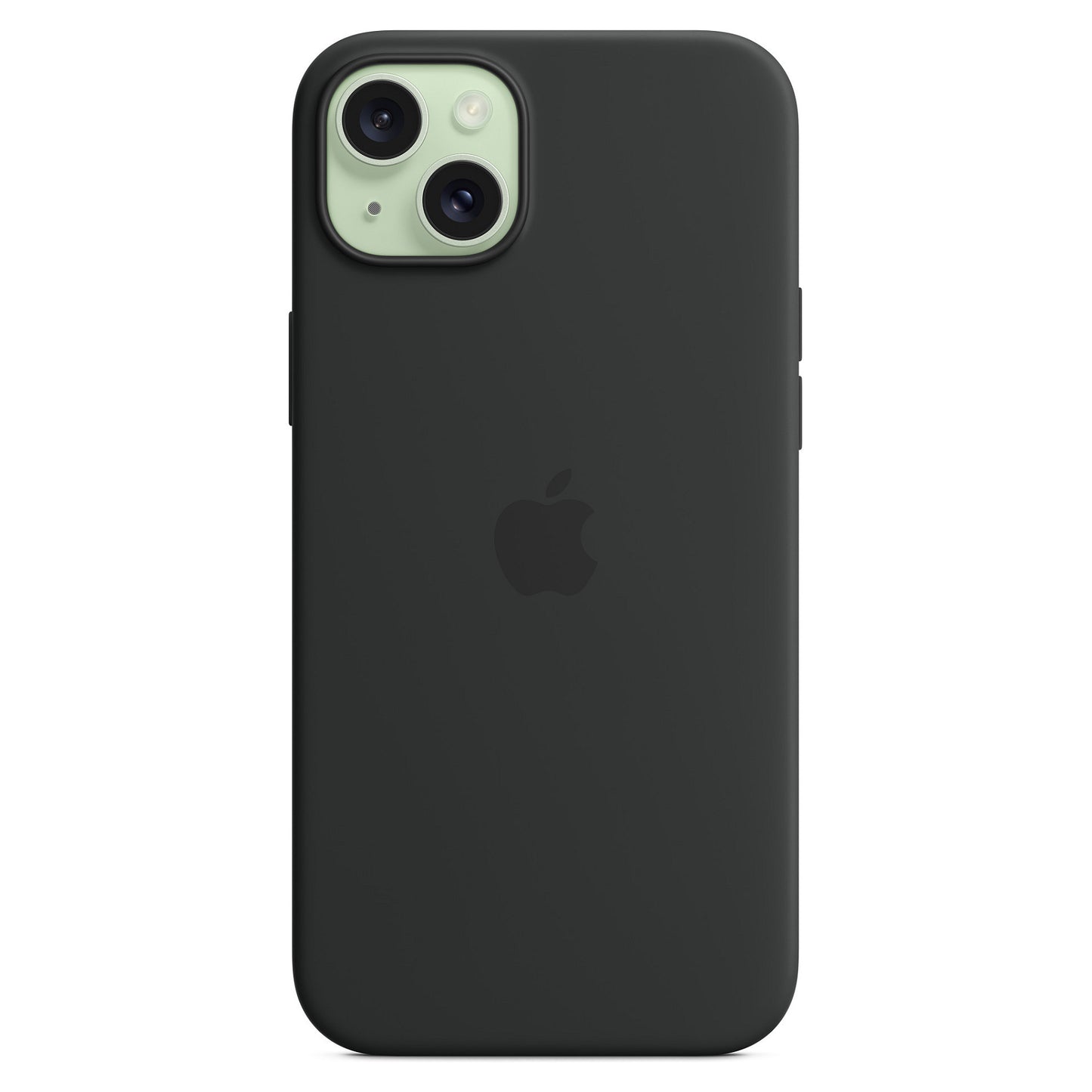 APPLE iPhone 15 Plus Silicone Case with MagSafe - Black